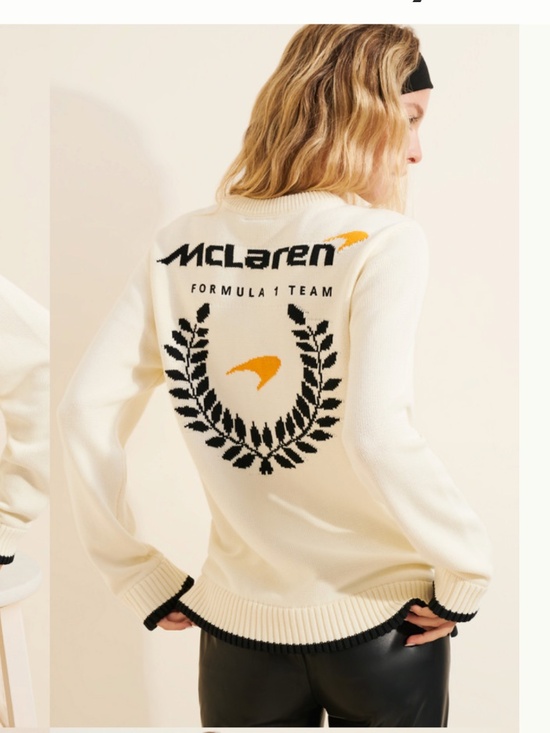 Wild Collective x nully Sweaters - The Wild Collective x Nuuly Large L Mclaren formula team crew sweater